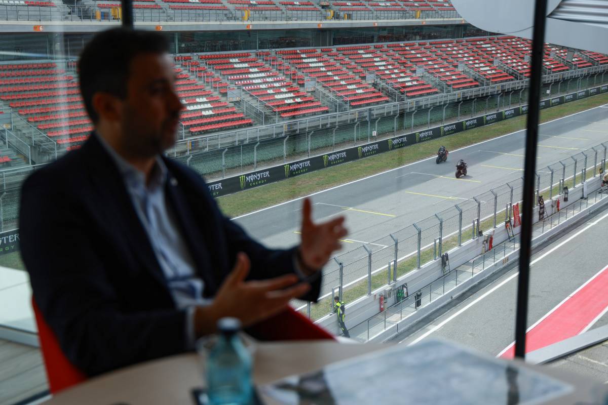 Pol Gibert, secretari d’Empresa i Treball, al Circuit de Barcelona-Catalunya