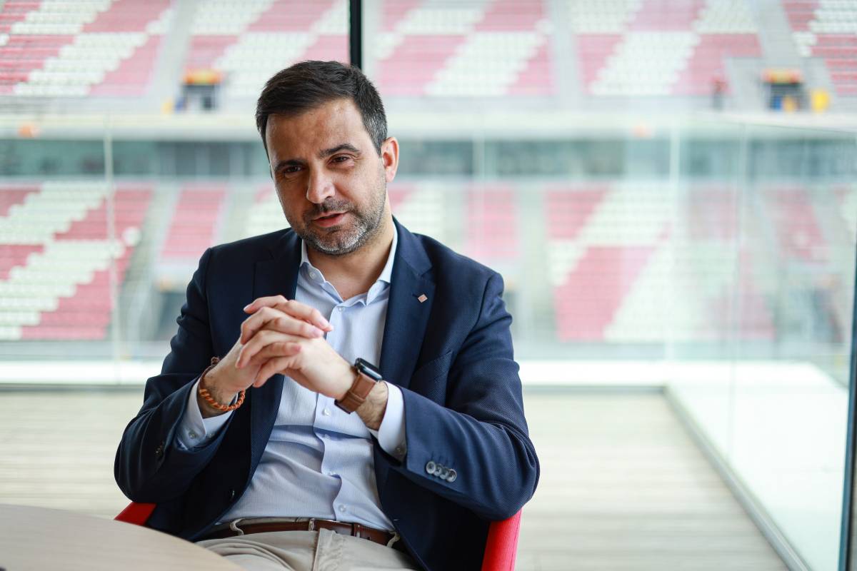 Pol Gibert, secretari d’Empresa i Treball, al Circuit de Barcelona-Catalunya