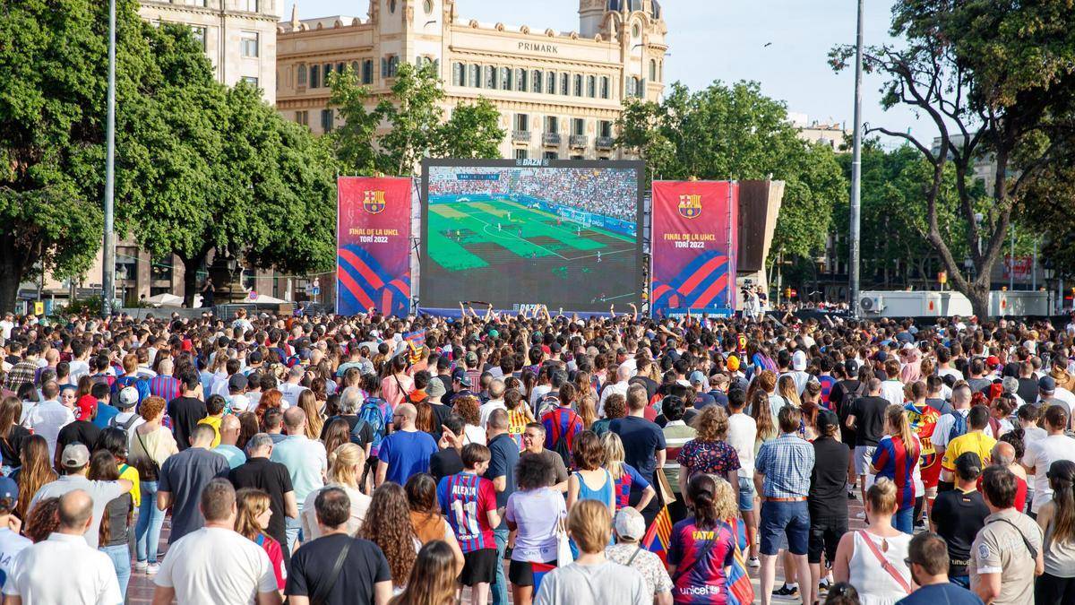 Barcelona instal·larà una pantalla gegant per seguir la final de la Champions femenina