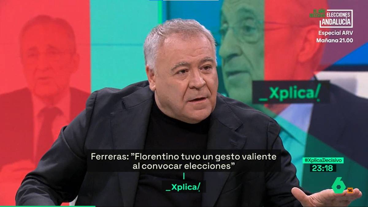 Ferreras es pronuncia sobre la convocatòria d'eleccions de Florentino Pérez: «A mi em sembla un gest valent»