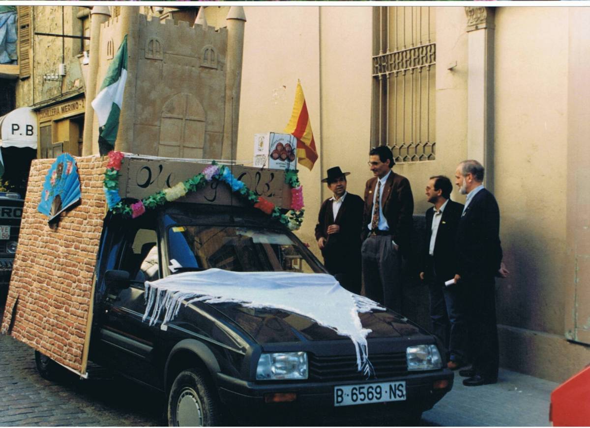 Fotografia històrica de la Romeria dels Ballesteros a Sabadell - CEDIDA (AGRUPACIÓ ANDALUSA SAN SEBASTIÁN DE LOS BALLESTEROS) Fotografia històrica de la Romeria dels Ballesteros a Sabadell