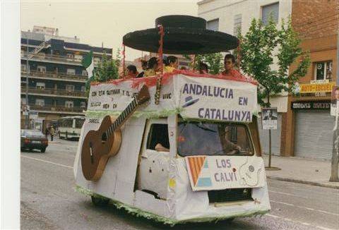 Fotografia històrica de la Romeria dels Ballesteros a Sabadell - CEDIDA (AGRUPACIÓ ANDALUSA SAN SEBASTIÁN DE LOS BALLESTEROS) Fotografia històrica de la Romeria dels Ballesteros a Sabadell