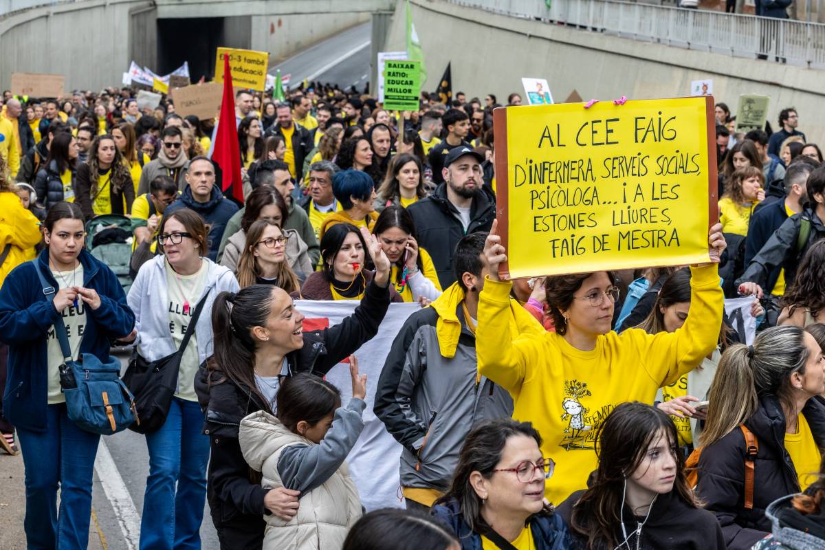 Convoquen una manifestació de docents del Vallès a Sabadell aquest dimarts