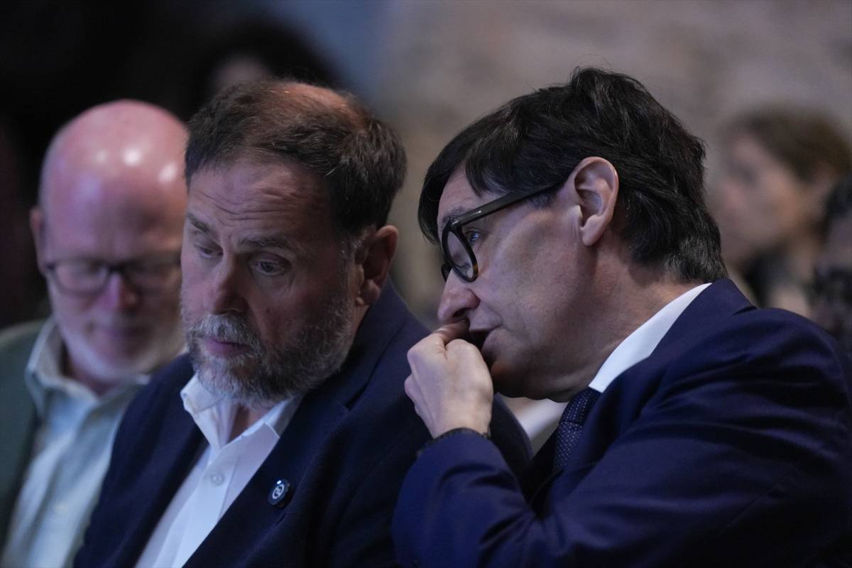 Illa i Junqueras escenifiquen l'acord de pressupostos amb la presentació del Tren Orbital