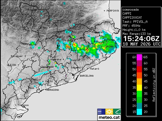 Més de 90 litres a Sant Feliu de Guíxols per una forta tempesta