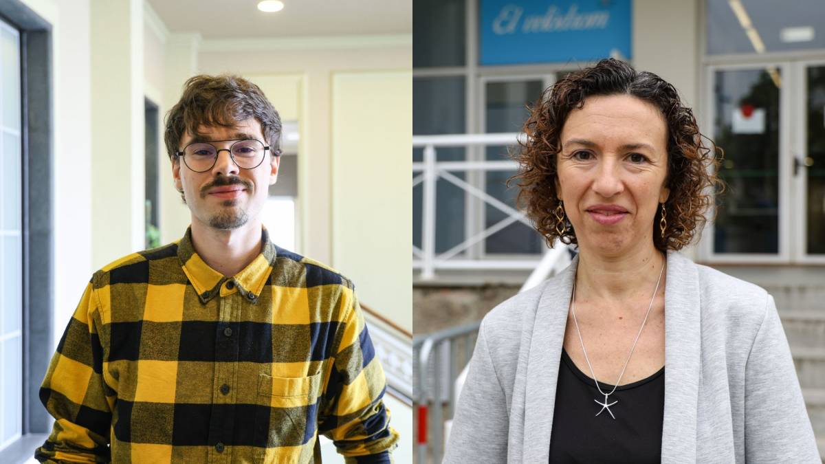 Sergi Soler i Nereida Carrillo, al Fòrum de Democràcia Local - Víctor Castillo Sergi Soler i Nereida Carrillo, al Fòrum de Democràcia Local
