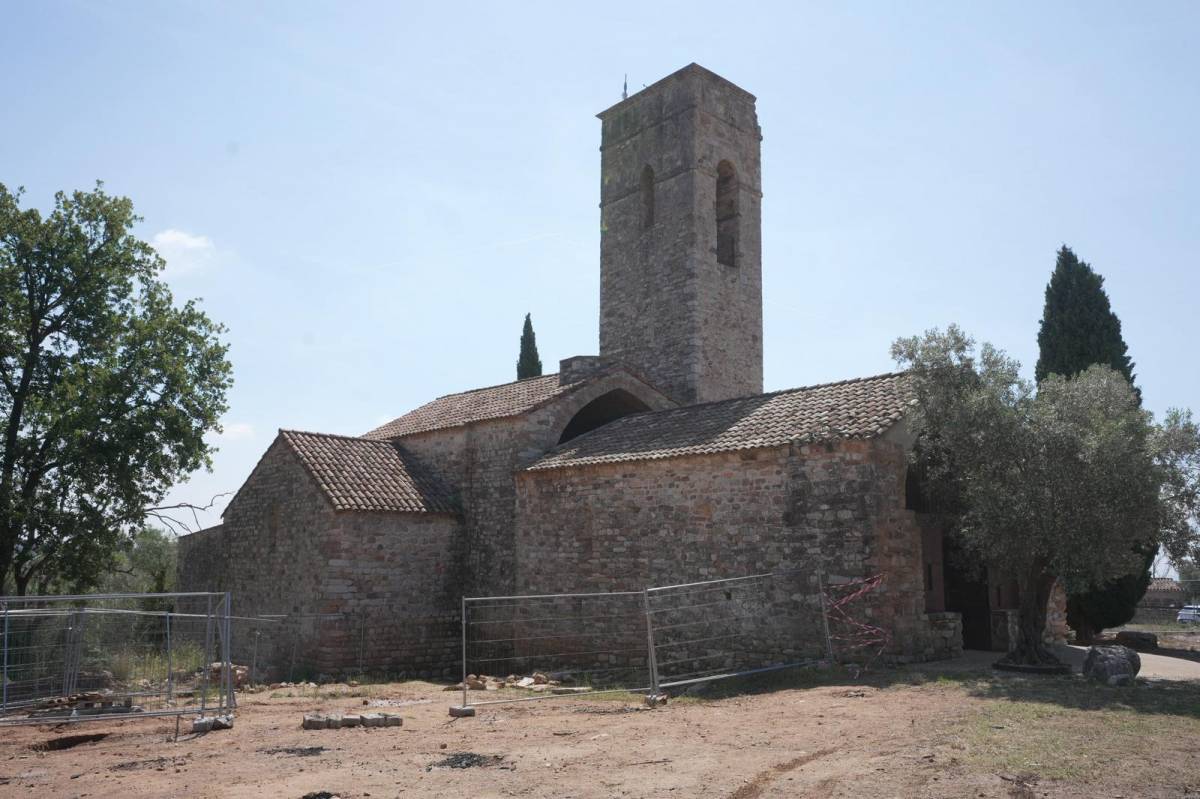 La zona de les troballes al voltant de Castellar Vell