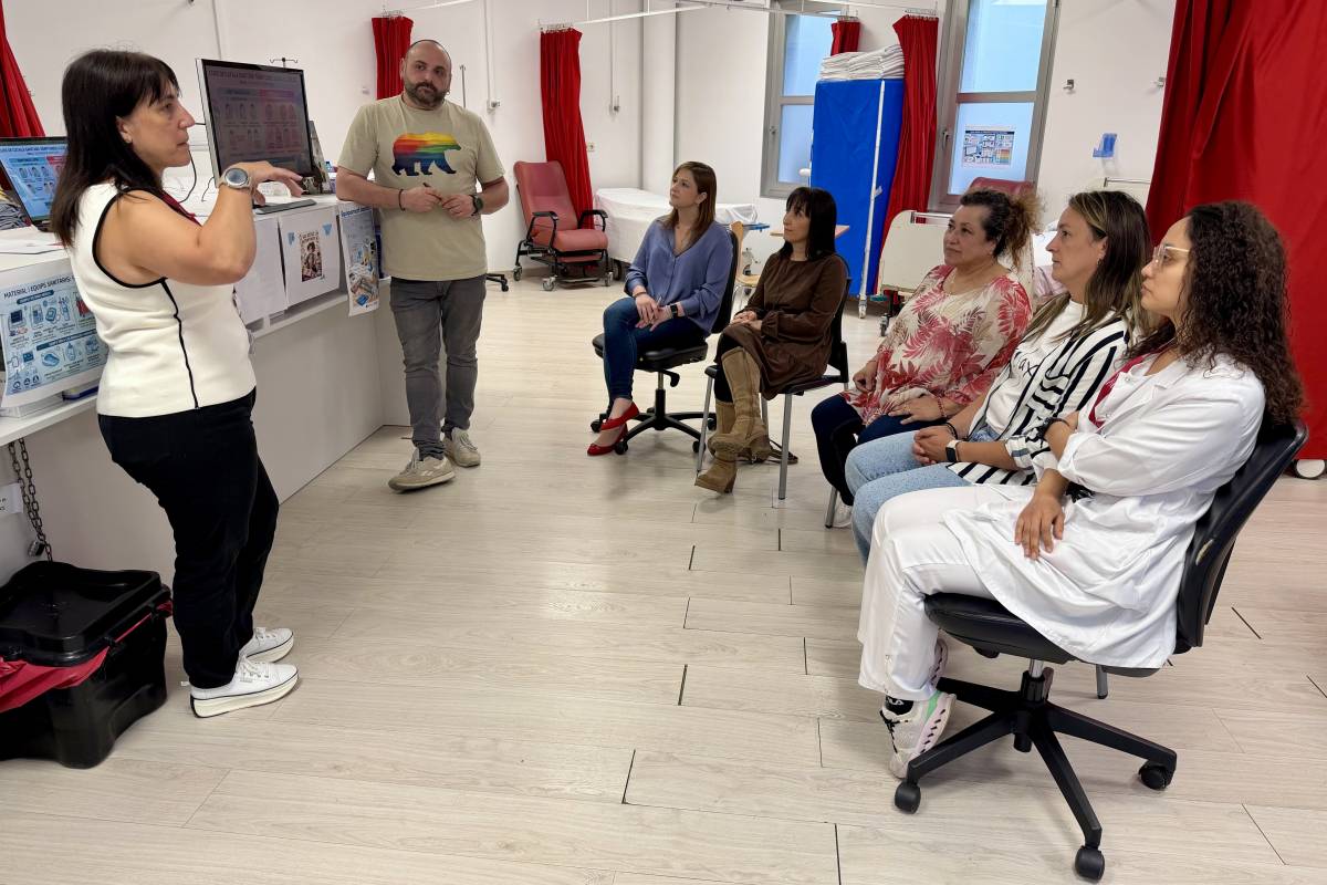 Els professionals de l`Hospital aprenen català. - ACN Els professionals de l`Hospital aprenen català.