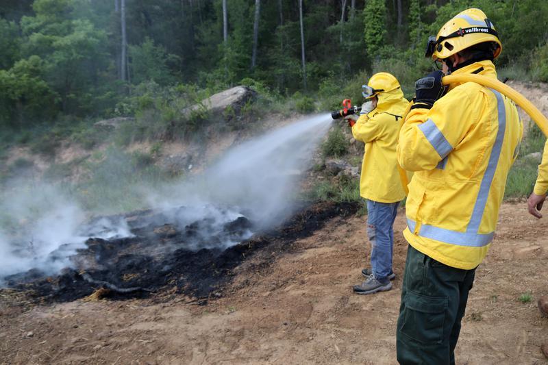 Simulacre d`incendi forestal al Solsonès - Simulacre d`incendi forestal al Solsonès