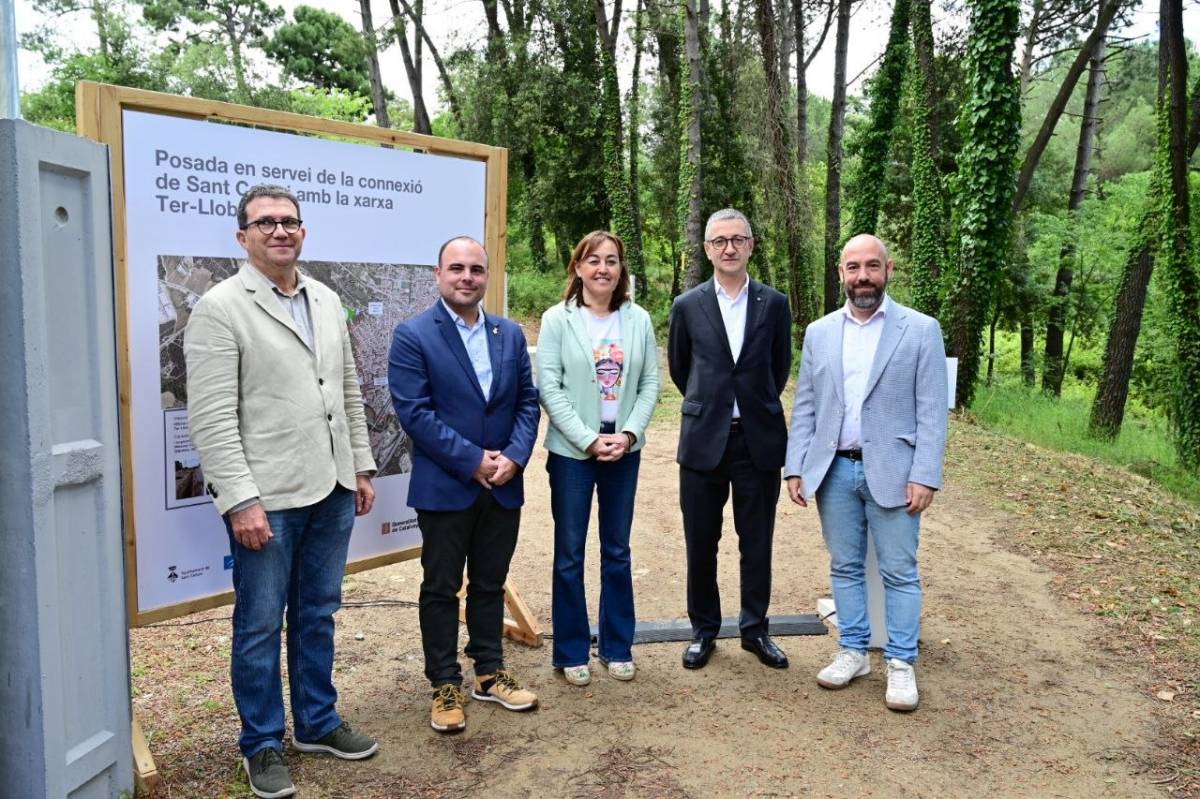 Sant Celoni inaugura connexió d'aigua amb la dessalinitzadora de Blanes