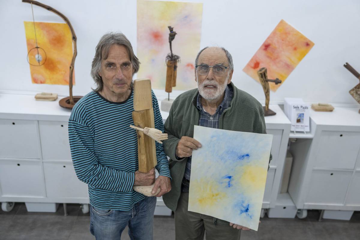 A Terrassa podeu veure fustes parlant amb aquarel·les