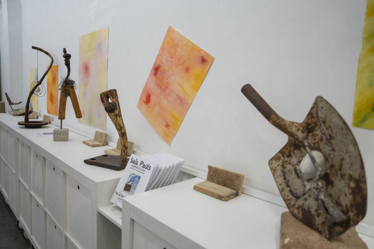 Part de la mostra exhibida a la Sala Paüls - Alberto Tallón Part de la mostra exhibida a la Sala Paüls