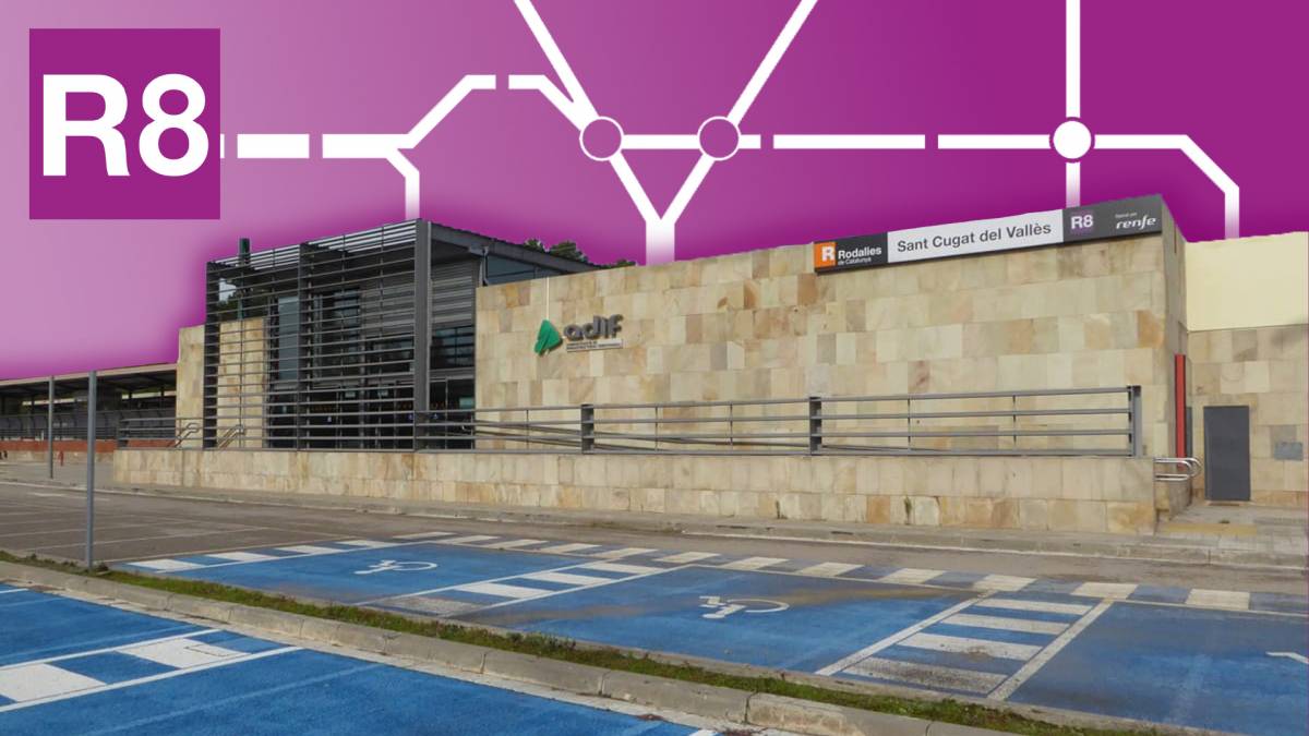 L'R8, la línia de Rodalies orbital que està infrautilitzada