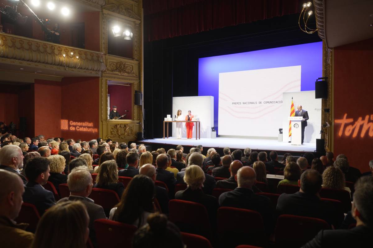 La gala dels premis nacionals de comunicació - David Chao La gala dels premis nacionals de comunicació