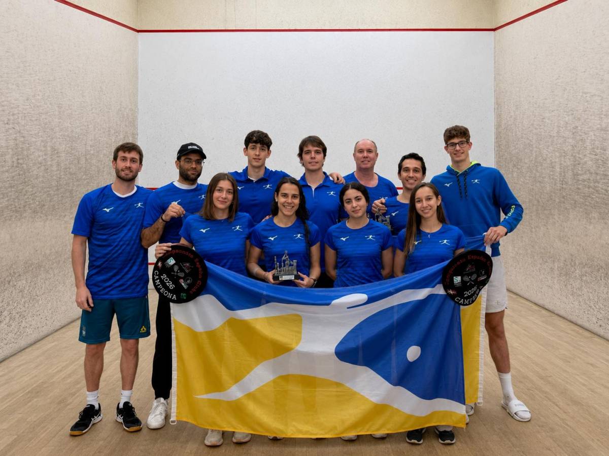 El Tennis Sabadell, campió i subcampió d'Espanya d'esquaix per equips