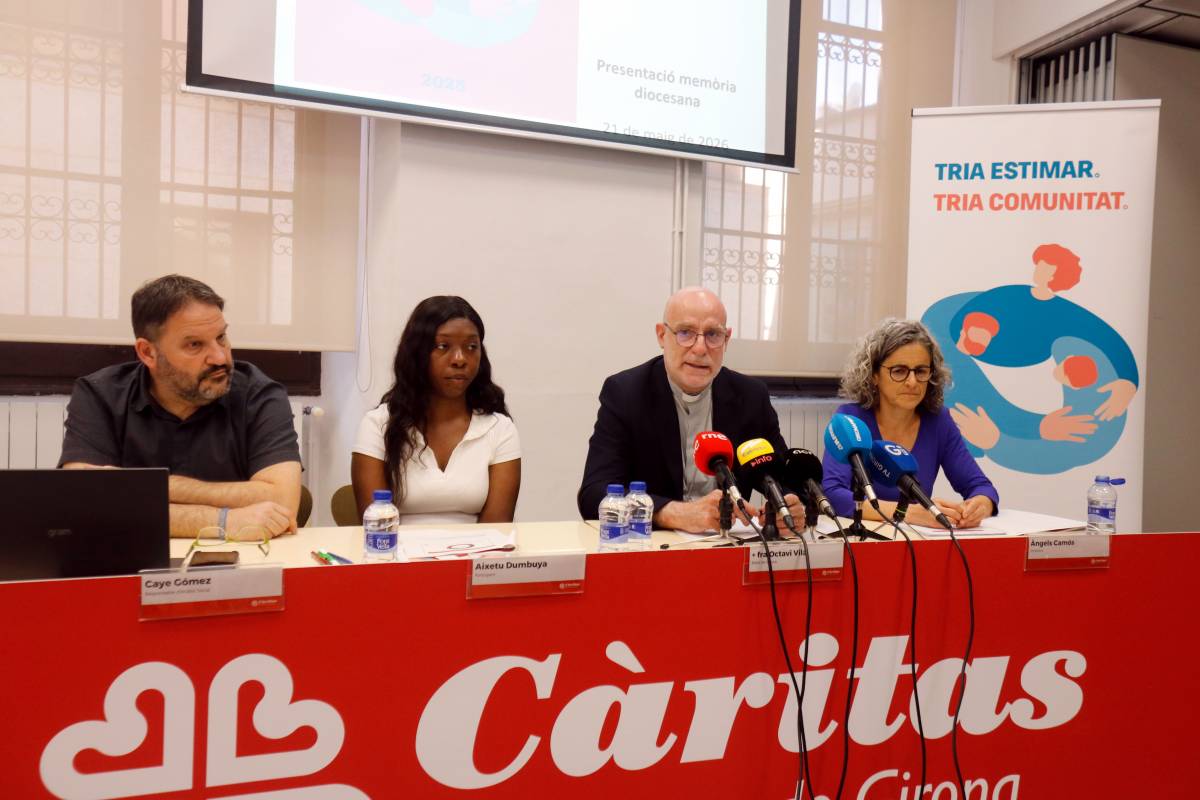 El 60% dels atesos per Càritas Girona viuen en infrahabitatges o es veuen forçats a ocupar