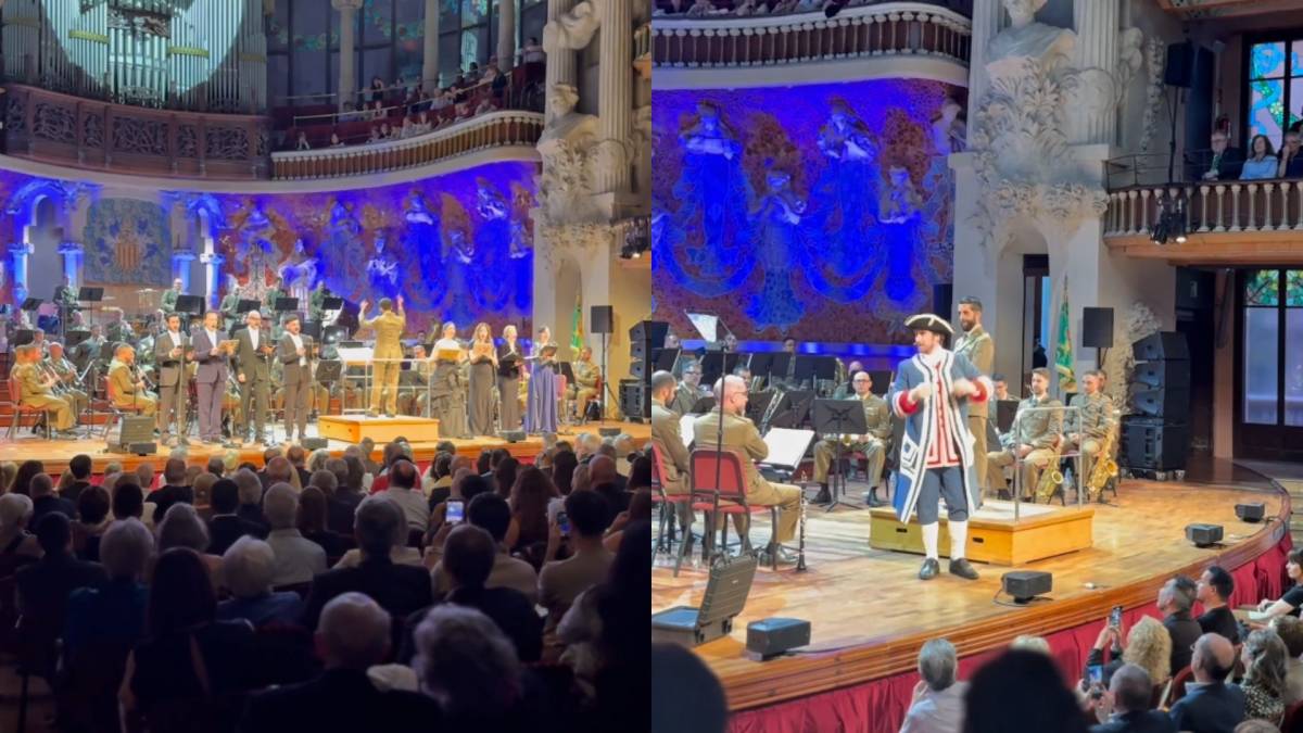 El Palau de la Música acull el concert de l’exèrcit per la Setmana de les Forces Armades