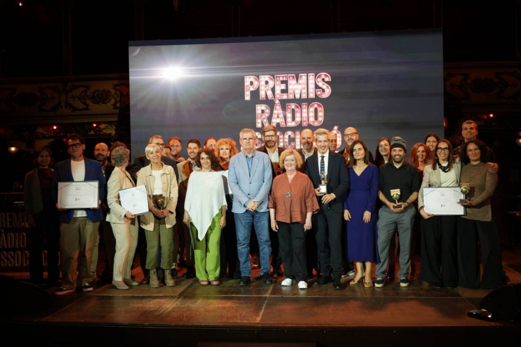 Tots els guanyadors i protagonistes dels 26ns Premis Ràdio Associació
