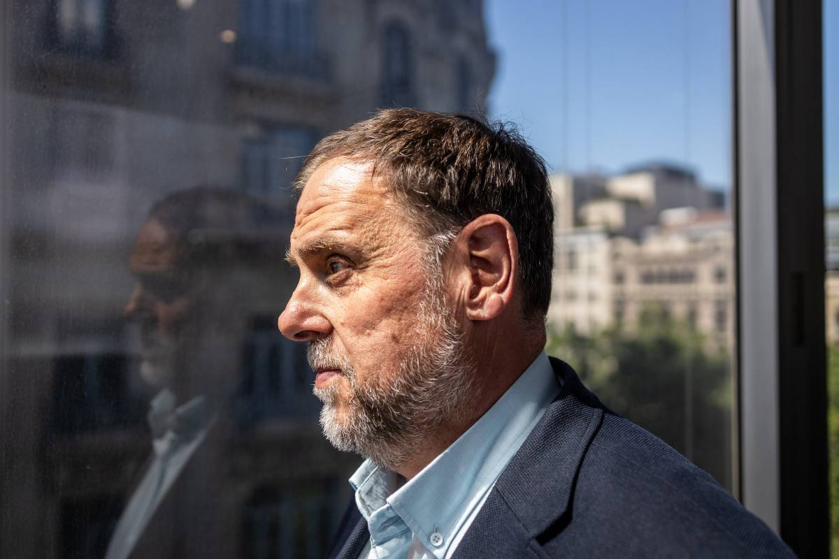 Oriol Junqueras, fotografiat aquesta setmana a Barcelona - Hugo Fernández