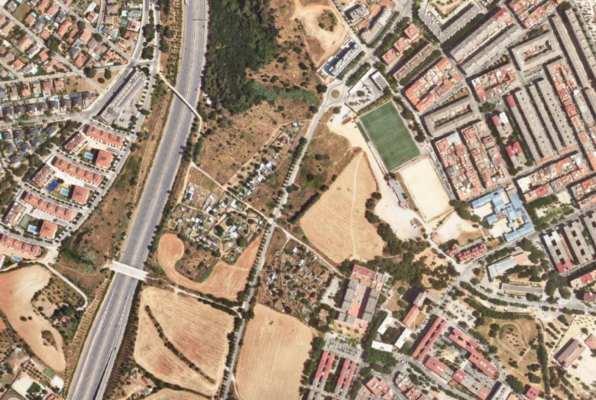 2025: Zona dels horts il·legals entre Can Llong i Cifuentes - ICGC 2025: Zona dels horts il·legals entre Can Llong i Cifuentes