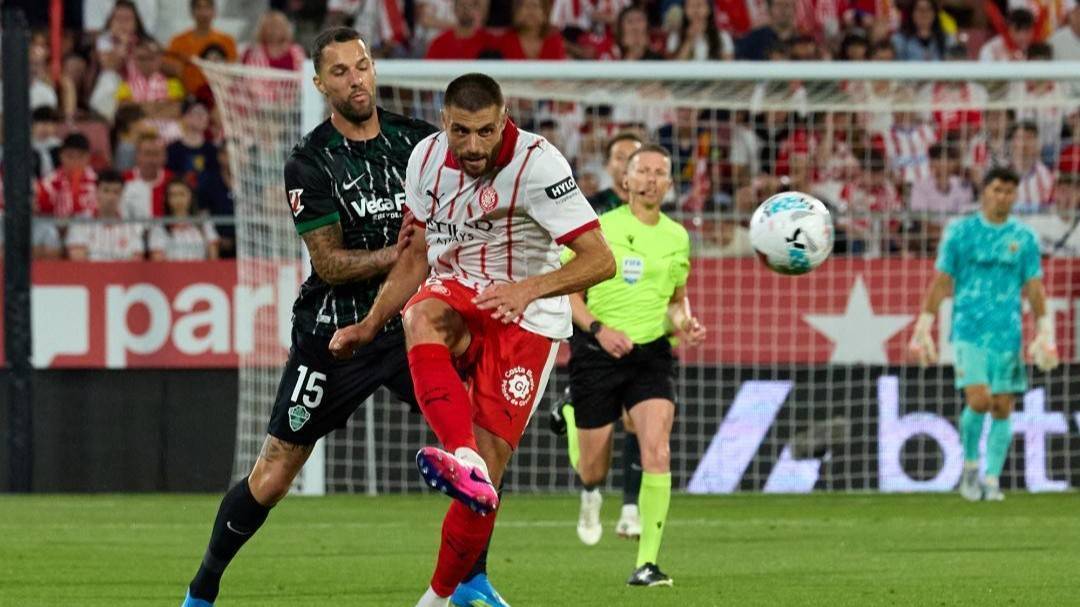 David López, durant el partit contra l'Elx - LaLiga