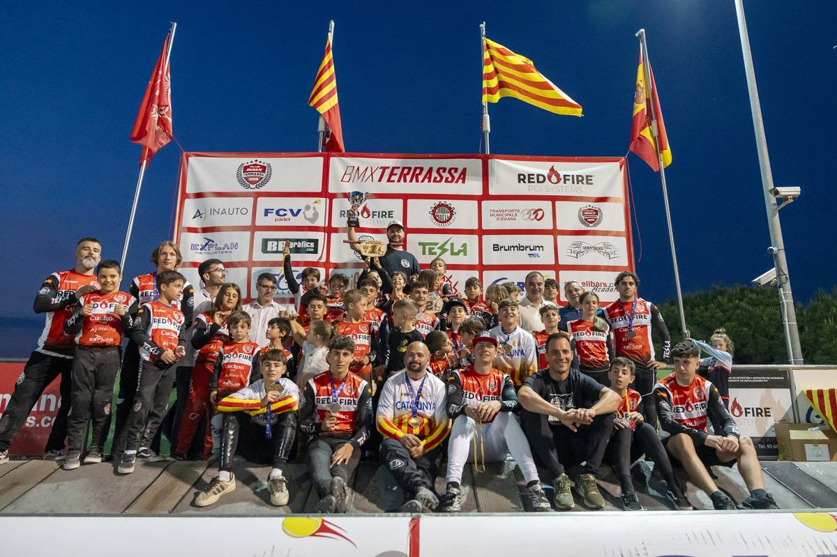 Terrassa acull el lliurament de premis del Campionat de Catalunya de BMX Race 2026