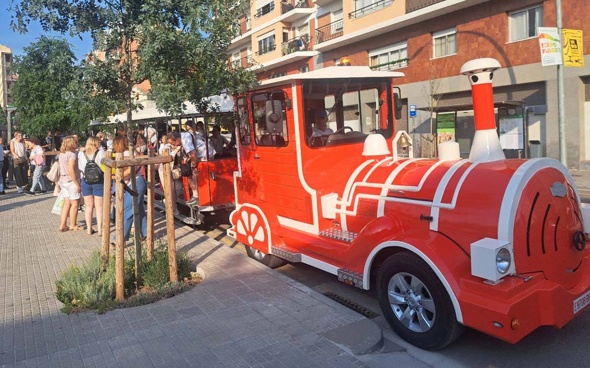 El trenet continua portant públic a l`ExpoBages