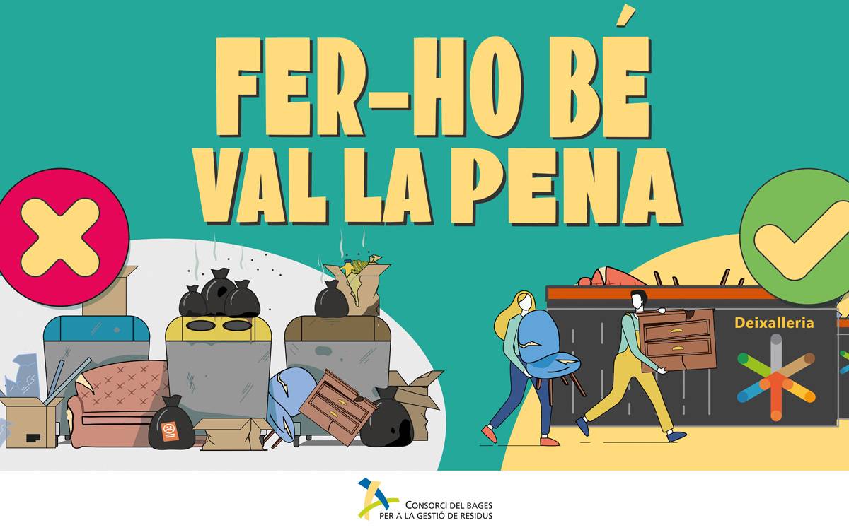 El Consorci del Bages impulsa una campanya per fomentar una millor separació de residus