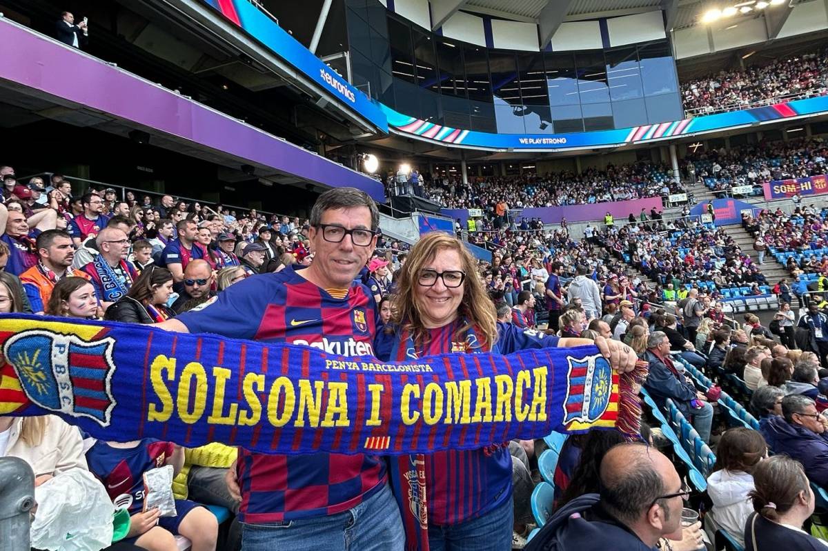 La Penya Barcelonista Solsona i Comarca fa acte de presència a Oslo a la final de la Champions