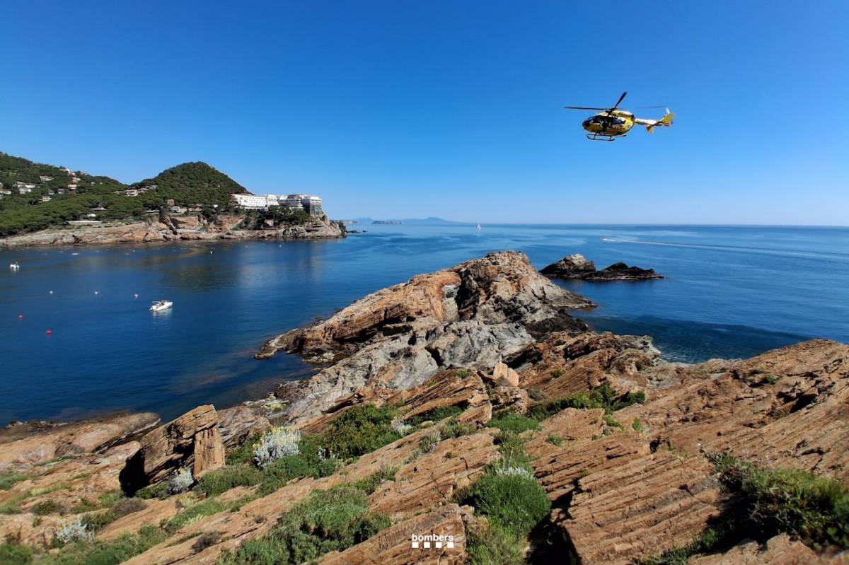 Mor l'home que va quedar ferit crític en caure d'una zona de roques a Begur