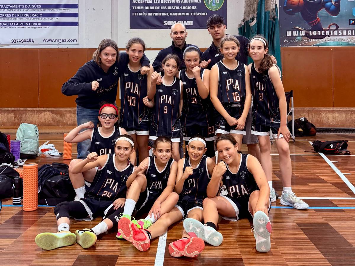El mini de primer any ha estat campió del seu grup - CEDIDA El mini de primer any ha estat campió del seu grup