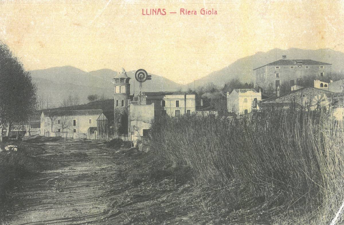 La Miranda en una fotografia antiga de Llinars. - Arxiu Municipal de Llinars del Vallès