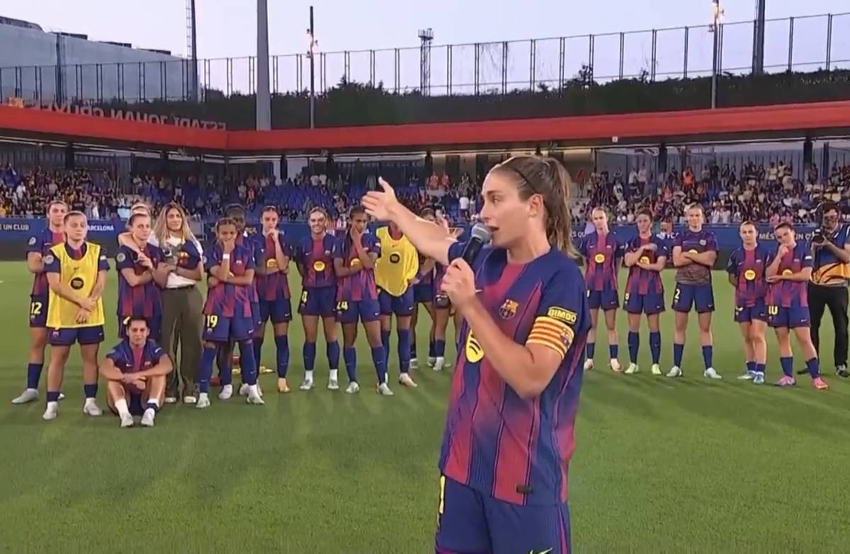 Alexia Putellas s'acomiada del Barça al Johan Cruyff: «Les llegendes no marxen mai»