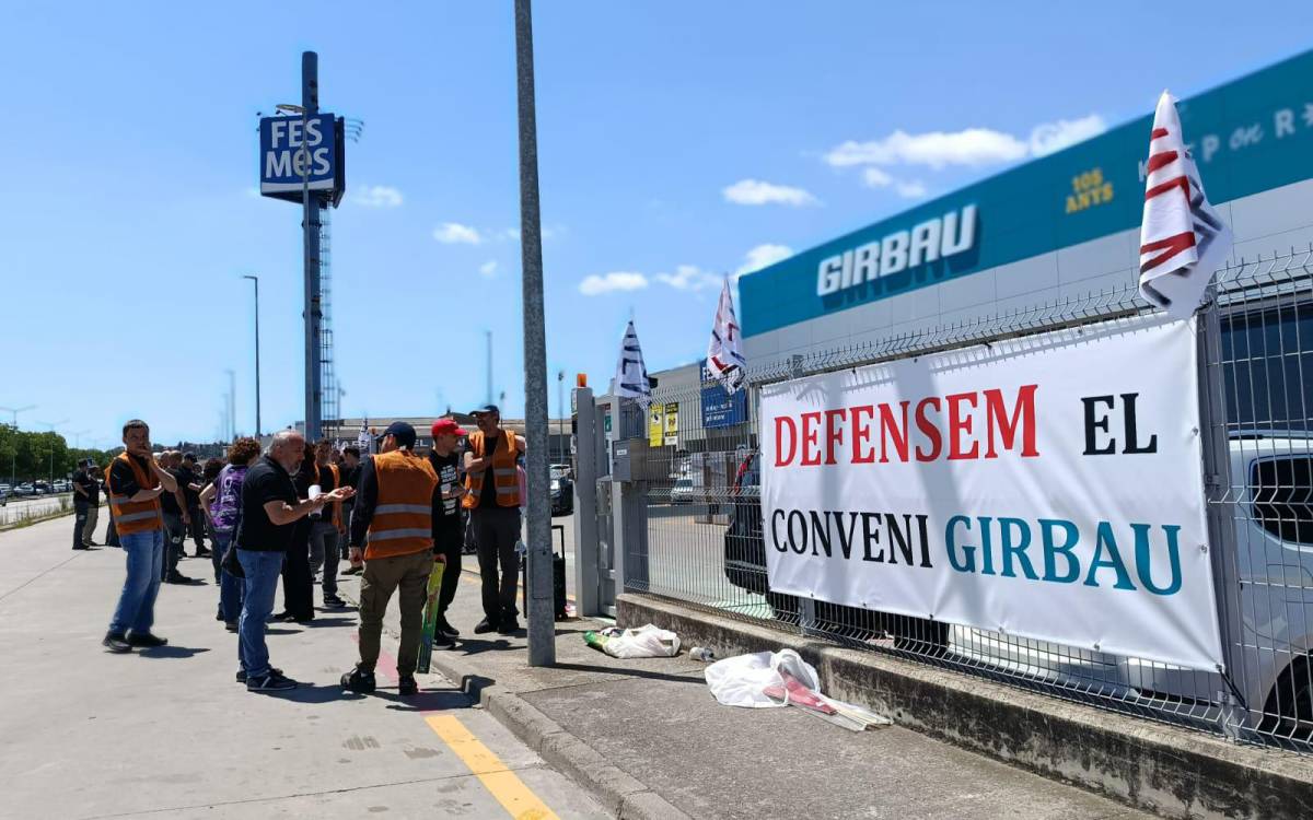 La plantilla de Girbau comença una vaga per la manca d’acord en la negociació del conveni col·lectiu