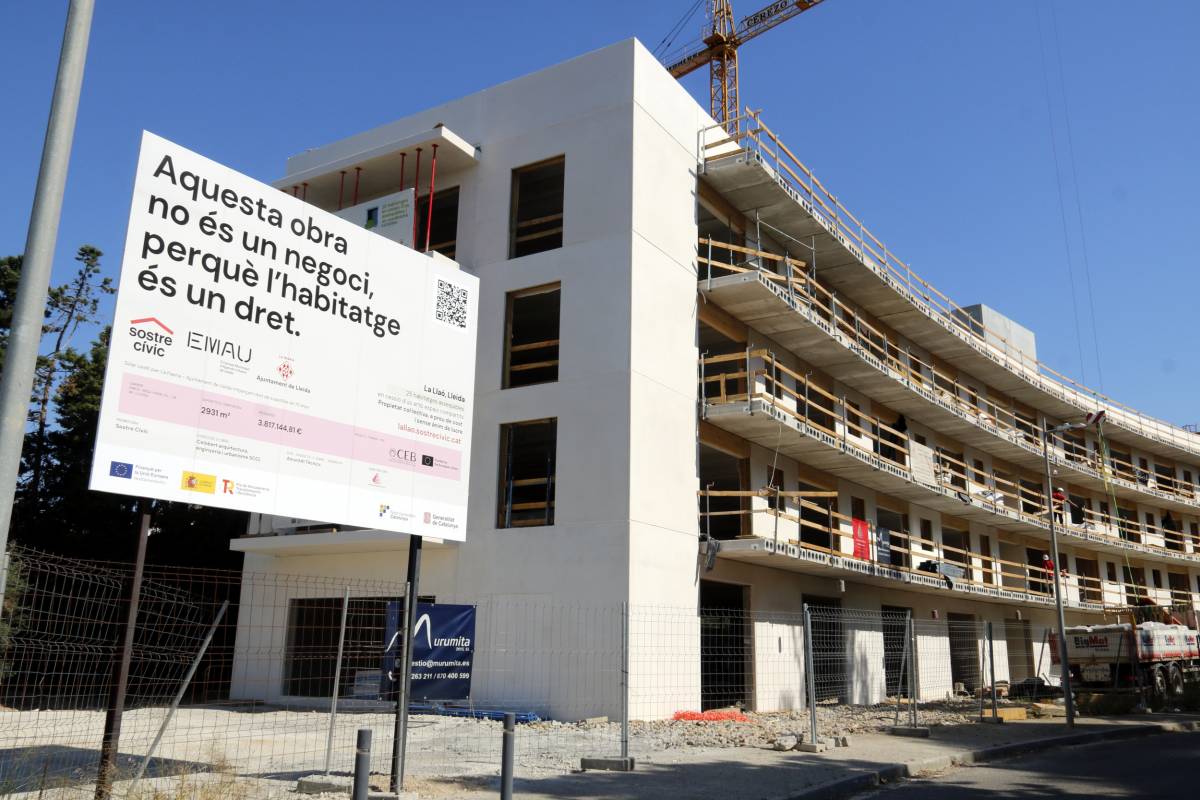 Lleida impulsa gairebé 600 habitatges assequibles en solars municipals