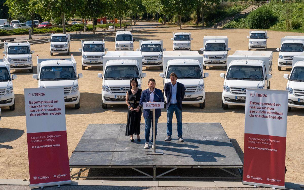 El servei de neteja de Tarragona incorpora una vintena de nous vehicles totalment elèctrics