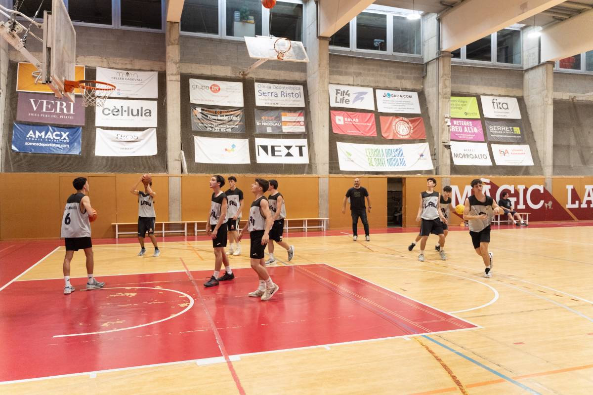 Més imatges de la sessió d`entrenament al Magic Lau
