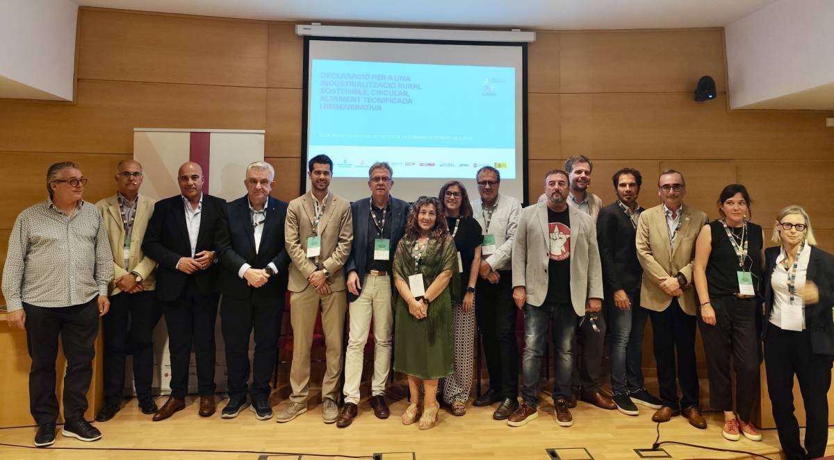 Institucions i empreses lleidatanes impulsen un model industrial verd per reequilibrar Catalunya