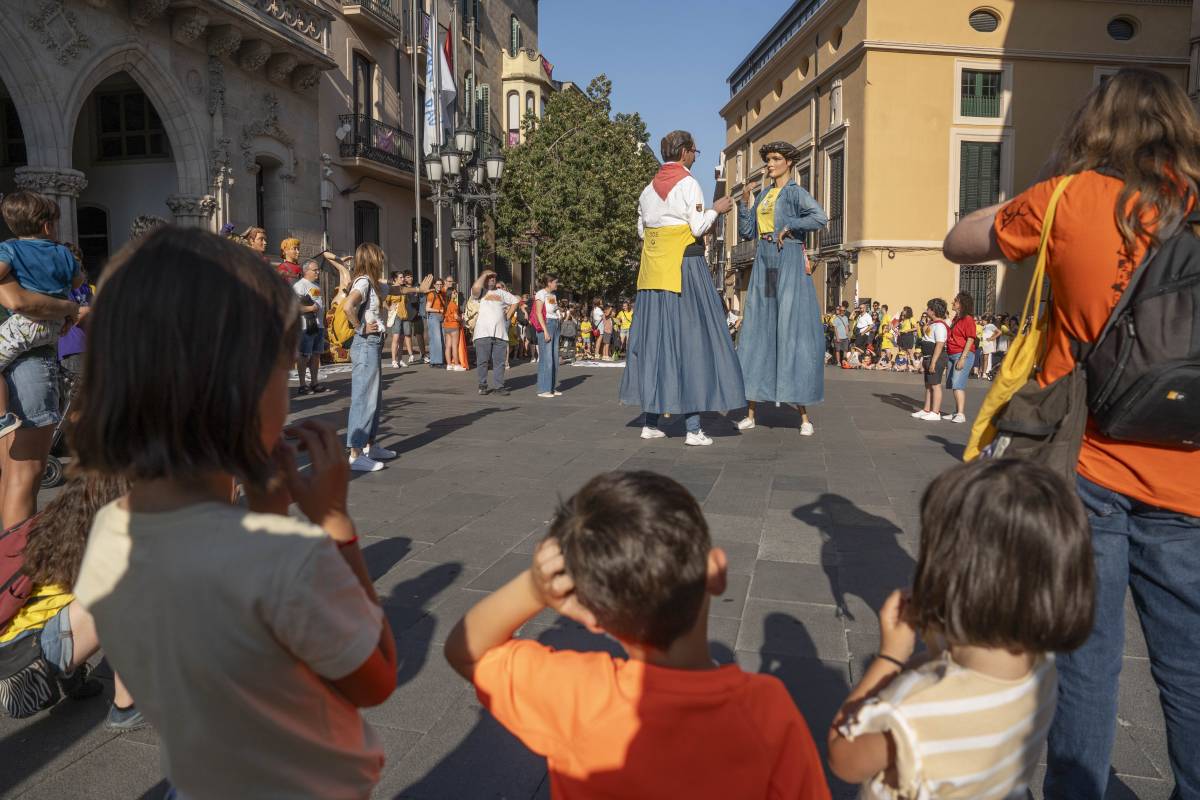Mobilització en defensa de l`educació pública a Terrassa - NEBRIDI ARÓZTEGUI Mobilització en defensa de l`educació pública a Terrassa