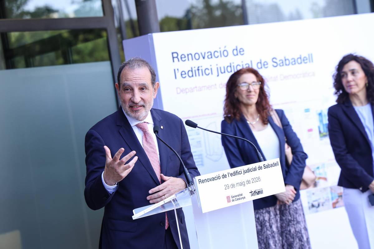 El conseller de Justícia i Qualitat Democràtica, Ramon Espadaler - Víctor Castillo El conseller de Justícia i Qualitat Democràtica, Ramon Espadaler
