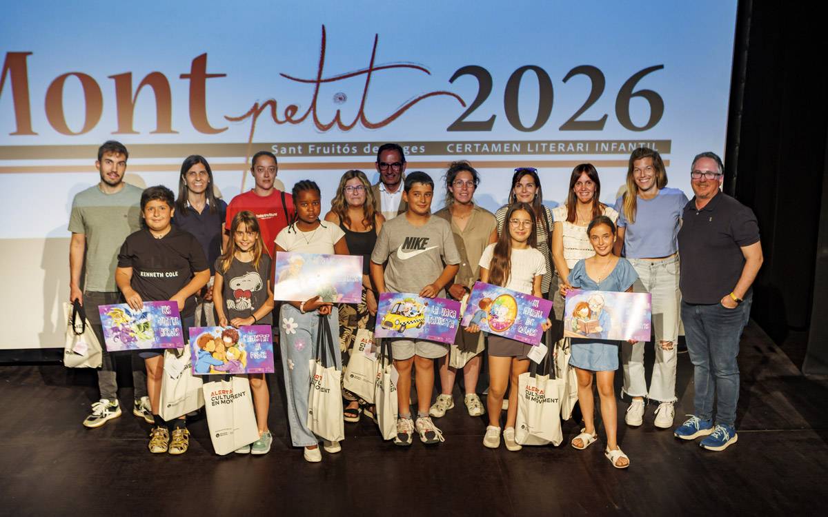 Sant Fruitós premia la imaginació de 193 alumnes al concurs literari Montpetit
