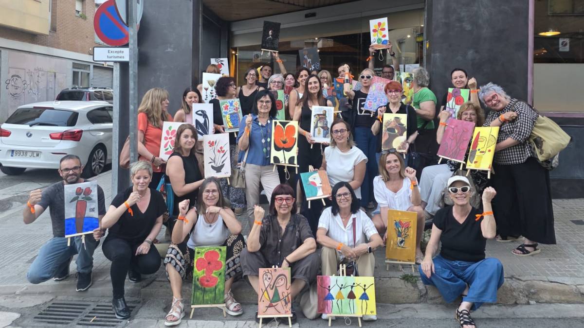 Vi amb pintura contra l'esclerosi múltiple a Terrassa
