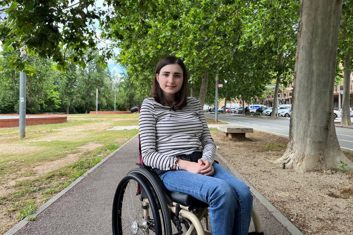 A la Núria li van diagnosticar atàxia de Friedreich als set anys