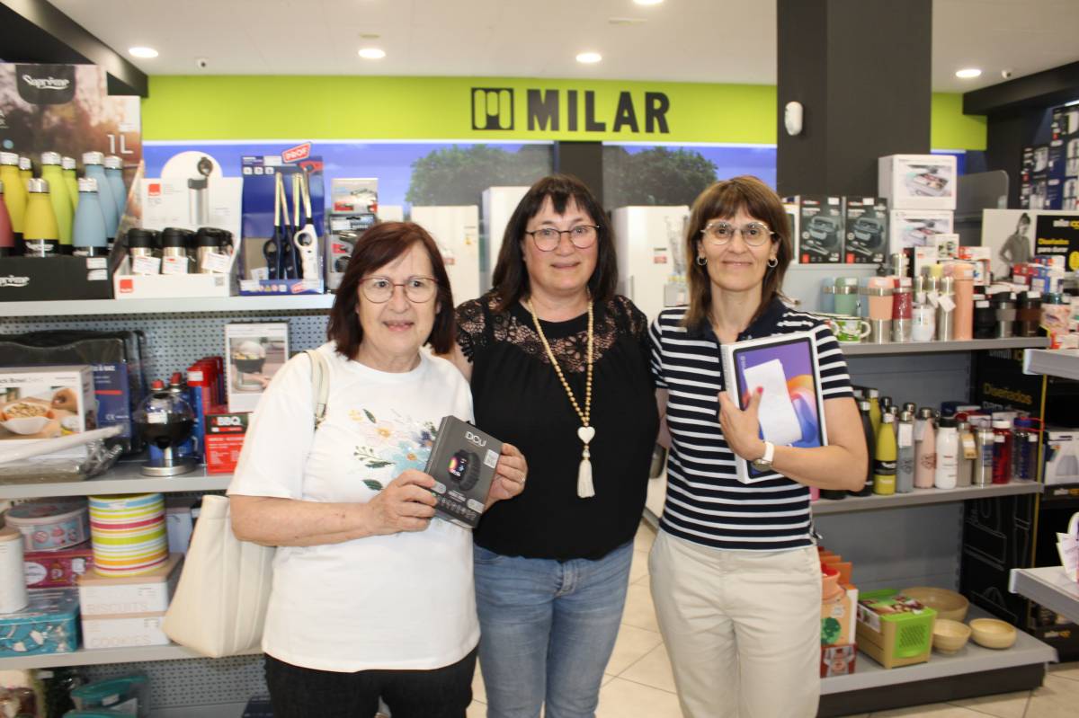 Milar Pelfort de Solsona entrega els premis del sorteig de Fira de Sant Isidre 