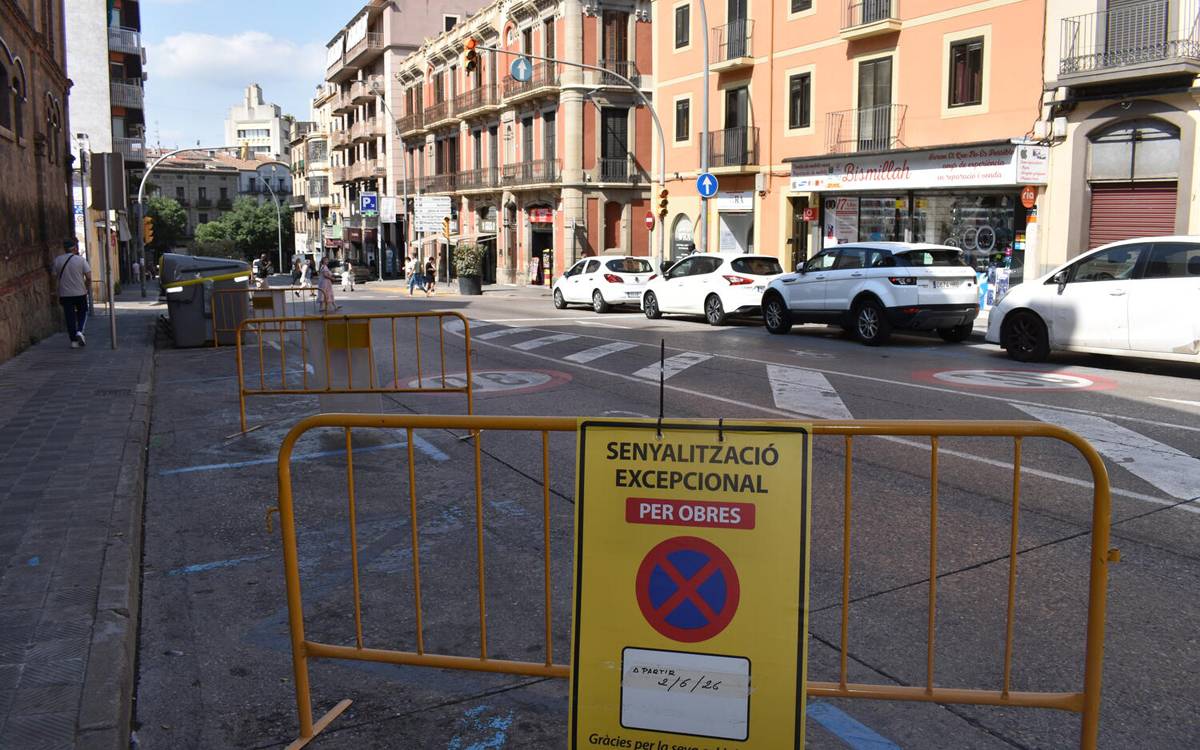 Comencen les obres a la cruïlla de la carretera de Vic amb els Esquilets i el carrer dels Infants
