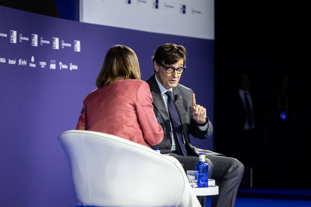 Salvador Illa, aquest dilluns al Cercle d`Economia - Hugo Fernández Salvador Illa, aquest dilluns al Cercle d`Economia