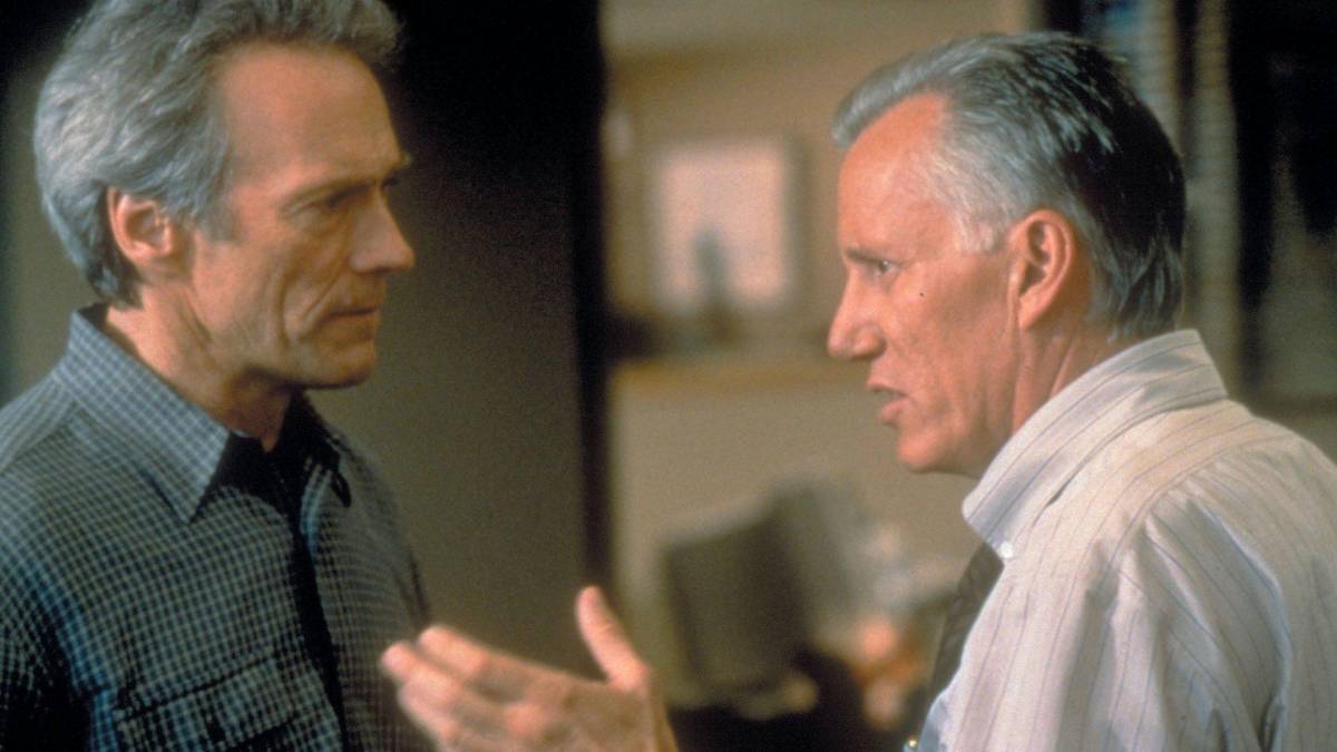 Una escena de True Crime (1999) amb Clint Eastwood
