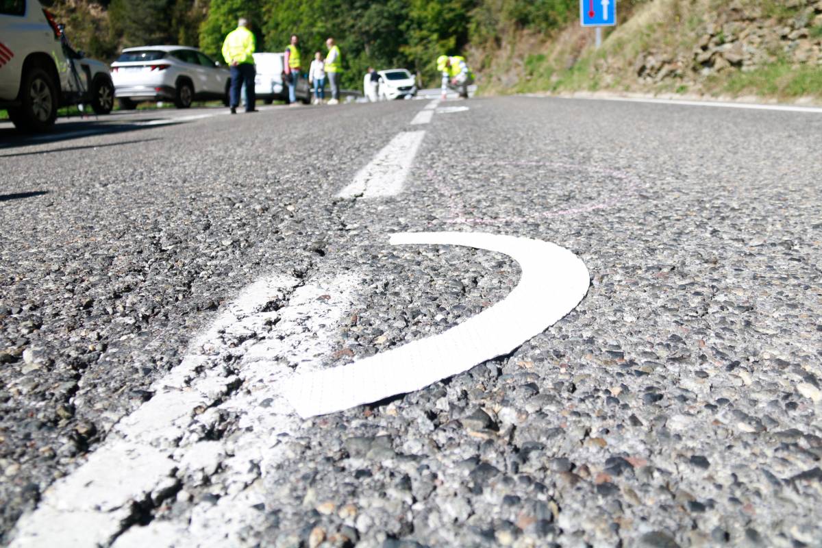 El 65% dels motoristes segueixen les marques de seguretat de la Collada de Toses