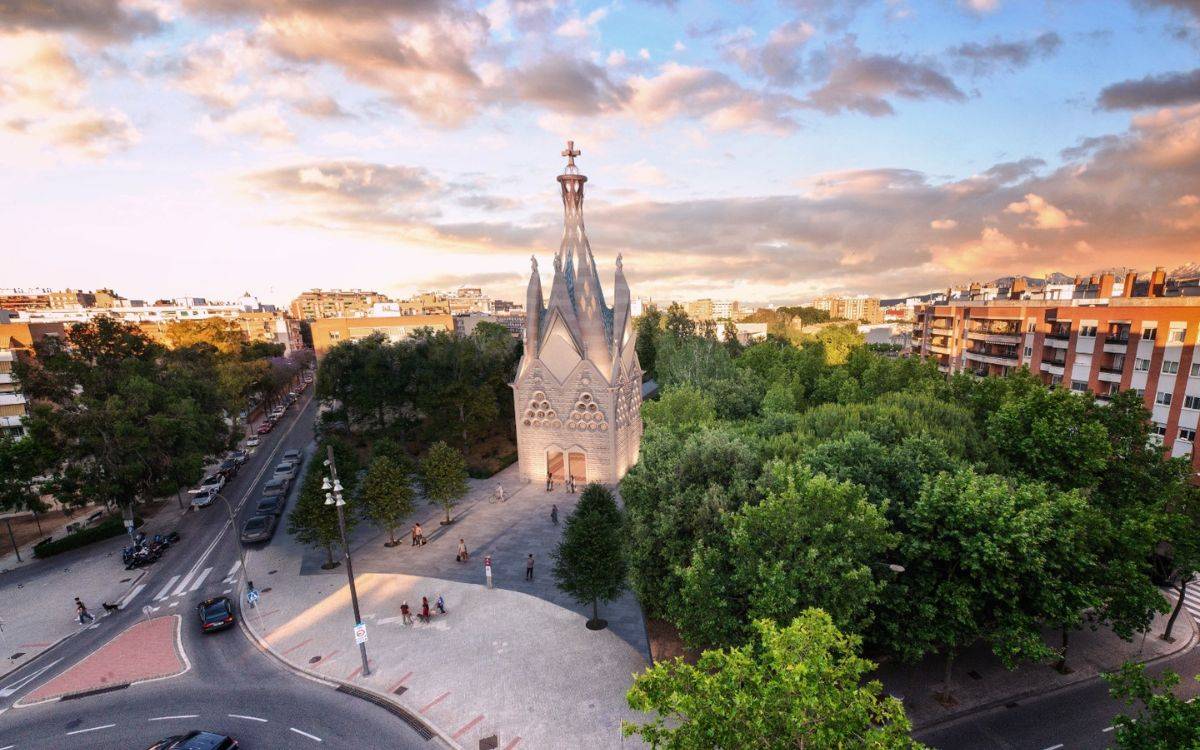 Reus impulsa la construcció d'una rèplica original de la Capella de l'Assumpta de Gaudí al Parc Gandhi