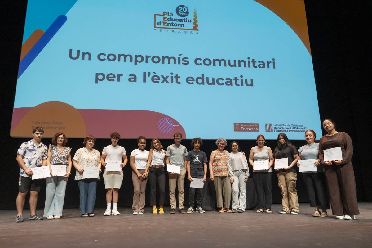 El Pla Educatiu d’Entorn celebra 20 anys a Terrassa
